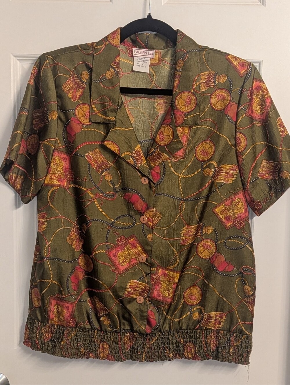 vintage Lauren Lee Short Sleeve Blouse